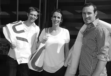 創業者3人 ジャン・バティスト・ロジェ、アンナ・べイユ、エルワン・グラン