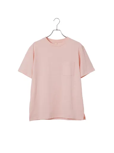 ＜オーガビッツ × FOOD TEXTILE × SkinAware コラボレーションTシャツ＞ピンク(トマト)