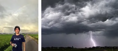 左：青木豊氏のプロフィール写真、右：青木豊氏 撮影写真