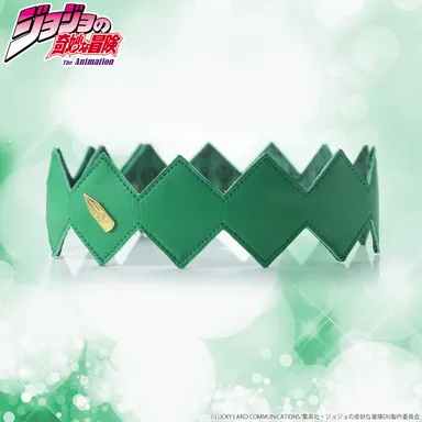 緑色の牛革を使用