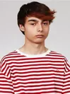 Stripe loop mark t-shirts 3