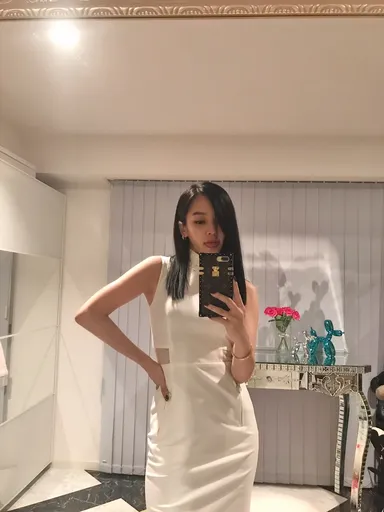 ノースリーブワンピース 着用画像