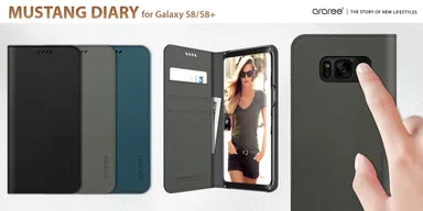 Galaxy S8/S8+専用 ケース MUSTANG DIARY