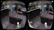 InstaVRで作成したDaydreamアプリでのDaydreamコントローラでの操作例。マーカーをポイント、クリックして直感的にVR体験の操作を行なうことができる