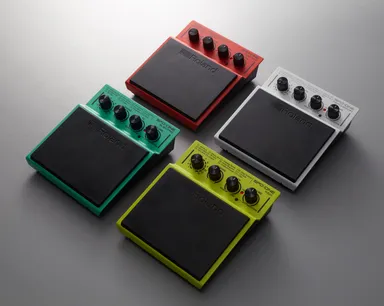『SPD::ONE ELECTRO』(左)、『SPD::ONE WAV PAD』(上)、『SPD::ONE PERCUSSION』(右)、『SPD::ONE KICK』(下)