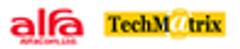 アルファコム株式会社、テクマトリックス株式会社のロゴ