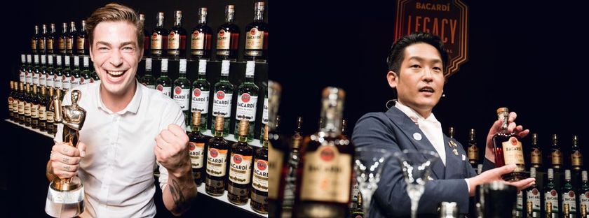 バカルディ レガシー グローバル カクテルコンペティション2017 
日本代表の佐藤健太郎氏がトップ3に入賞
