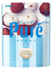 この夏の“ピュレグミ”　塩×フルーツでリフレッシュ！カンロ『ピュレグミ ソルティライチ』2017年6月6日(火)新発売