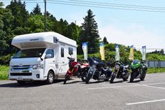 キャンピングカー×バイクを同時レンタル可能！成田空港キャンピングカーレンタルセンター 6/1オープン～ 国内初の『6輪レンタル』も提案 ～