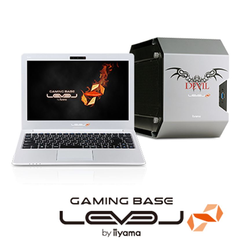 iiyama PC、「LEVEL∞(レベルインフィニティ)」より
外付けGPU BOXが付属した第7世代Core(TM) i7搭載の
13型ハイスペックノートパソコンを発売
