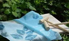 たたき染め(イメージ)