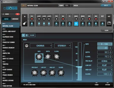 パソコンでスムーズに『MS-3』の設定作業を行える専用エディター画面