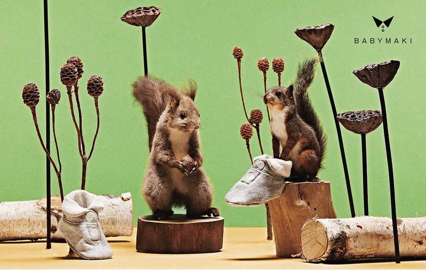 “履ける”シャツ「エリマキソックス」のベビーブランド
『BABYMAKI』6月1日登場！2種類のモードなデザインを展開