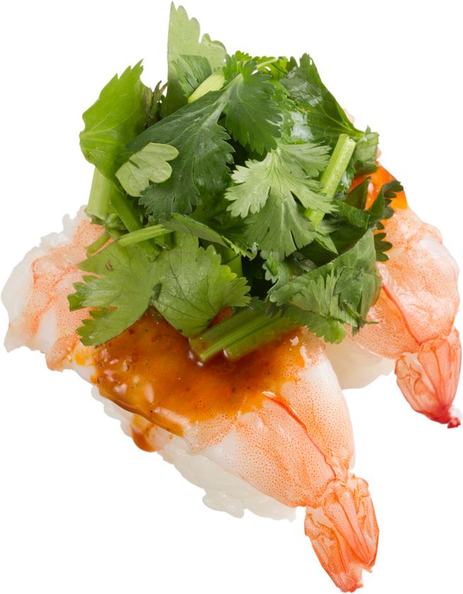 大人気のパクチーを使用した商品が登場するほか
暑い季節にぴったりな握り商品・ひんやりスイーツが登場！