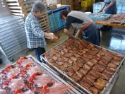 干物は添加物、着色料を使用していないから安心　手作り干物　金目鯛と鯖