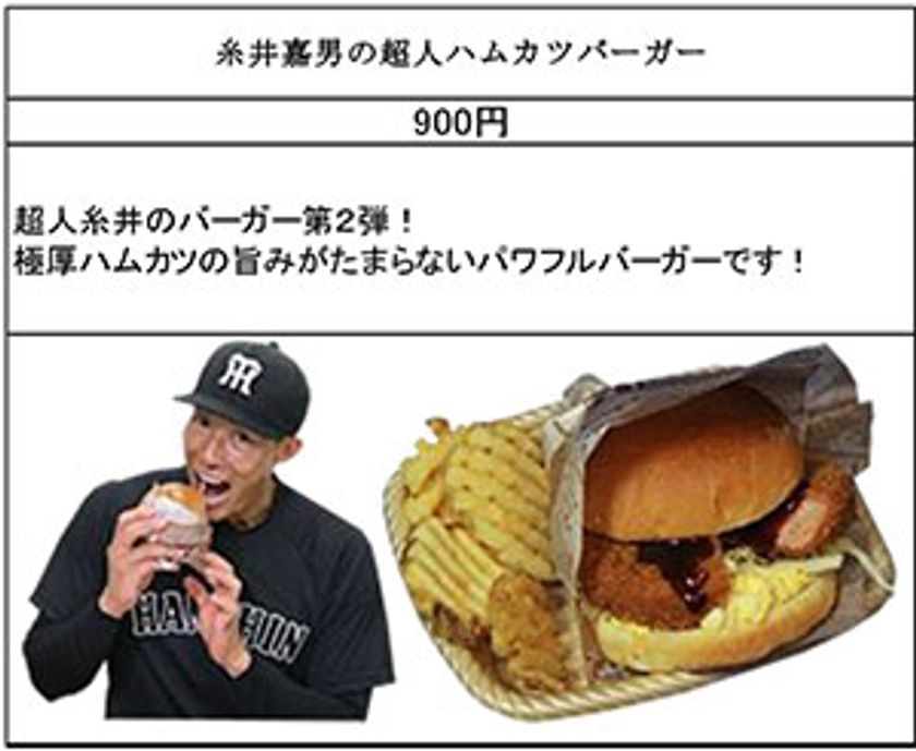 阪神甲子園球場で開催するセ・パ交流戦限定!
「“パ”を食い尽くせ！交流戦限定グルメフェア」を開催
～糸井選手の交流戦限定メニューに加え、相手チームのグルメも登場します～