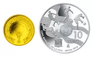 オーストラリア金貨裏面＆スペイン銀貨裏面