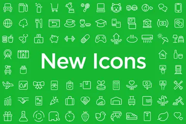 カテゴリーアイコンの種類