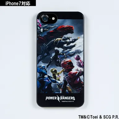 映画『パワーレンジャー』iPhoneケース　ブラック(iPhone 7対応)