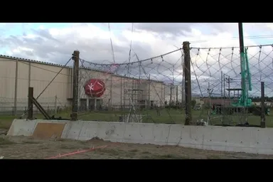 重錘衝突実験のようす