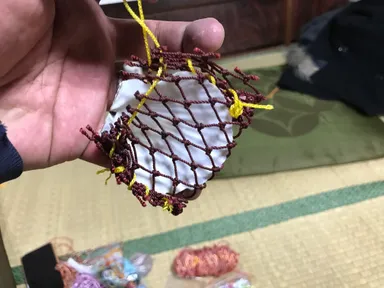 漁網で使ったアクセサリー(新商品)