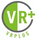 VR＋(プラス)ゲームアプリ　ロゴ