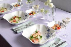 WEDGWOOD、数量限定『家ご飯セット』を6月14日発売！小花や野いちごを藍色で表現した“フォトジェニック”なデザイン