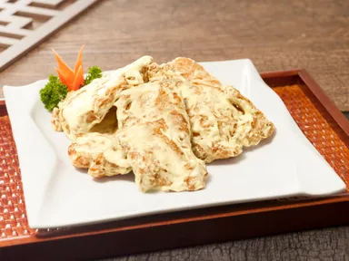 豚ロース肉のパッションマヨネーズ和え