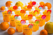 昨年約11万個販売した愛媛産柑橘の果汁を使用したゼリー「柑橘の雫」　品揃えを15種類に増やし期間限定で販売
