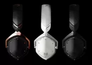 『Crossfade II Wireless』左よりローズ・ゴールド・ブラック、マット・ホワイト、マット・ブラック・メタル