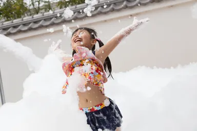 水の迷路2「泡プール」