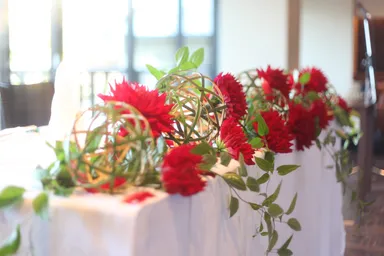 会場蔵の間高砂の花