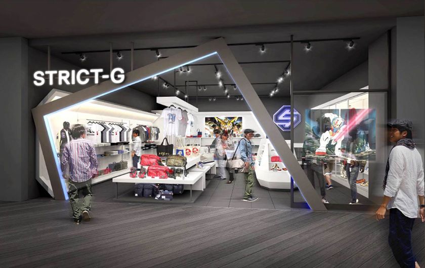 ガンダムをコンセプトにしたアパレルショップ
『STRICT-G東京お台場店』が8月19日リニューアルオープン