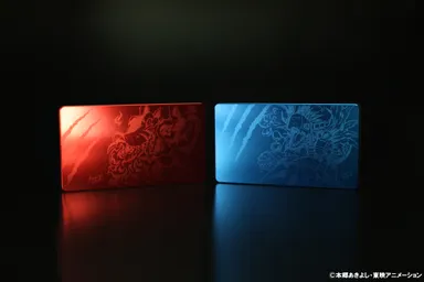 デジモンアドベンチャー　ジュラルミンカードケース　ティラノモン／メタルグレイモン 3