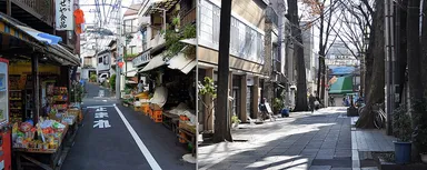 雑司が谷の街並み