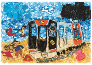 ぼくとわたしの阪神電車 みんなの絵を大募集 夏休みの自由研究にぴったり 阪神電車なぜ なに Book も配布 阪神電気鉄道株式会社のプレスリリース