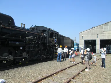 SL運転台見学イメージ