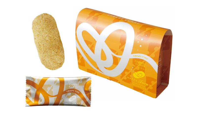 HAPPY Turn’sに夏の味わいが登場！
『ハッピーターンズ チーズカレー』と『ハッピーターンズ とうもろこし』を
期間限定で販売いたします。