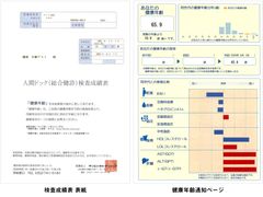 カラダの年齢をあらわす「健康年齢(R)」をオリエンタルクリニックの人間ドック検査成績表でお知らせ