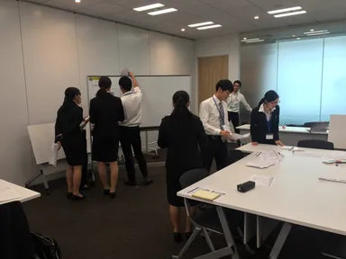 2018年度新卒学生向けインターンシップの様子(1)