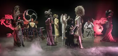 和太鼓とNYのダンサー