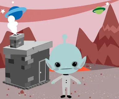 宇宙人の男の子