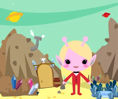 宇宙人の女の子