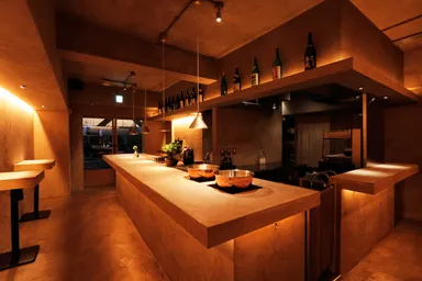 日本の風情にも拘った店内