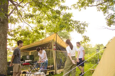 テントもギアもまるごとレンタル