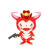 アイテムを装着したミクモン２