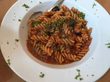 タコラグーのフジッリ　￥1,200