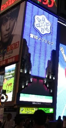 大阪・道頓堀ネオンの通常時の点灯