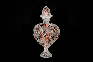 朝倉祐子「a woman in red」2017