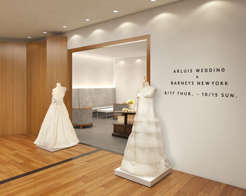 アールイズ・ウエディング × バーニーズ　ニューヨーク
『リゾートウエディング銀座サロン』
2017年８月17日(木)～10月15日(日)　期間限定オープン
